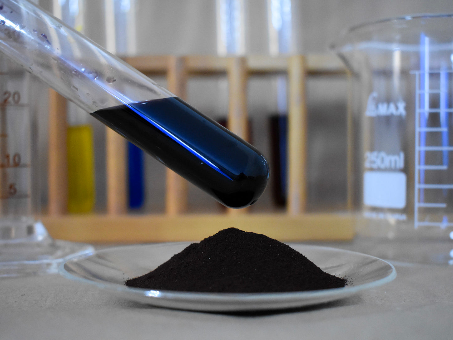 liquid back food dye with powder black food dye