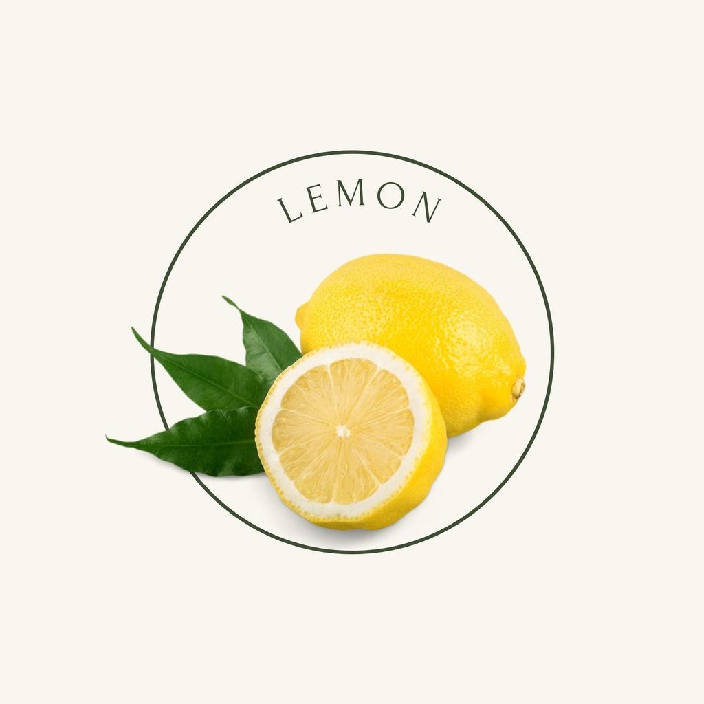 yellow lemons with beige background